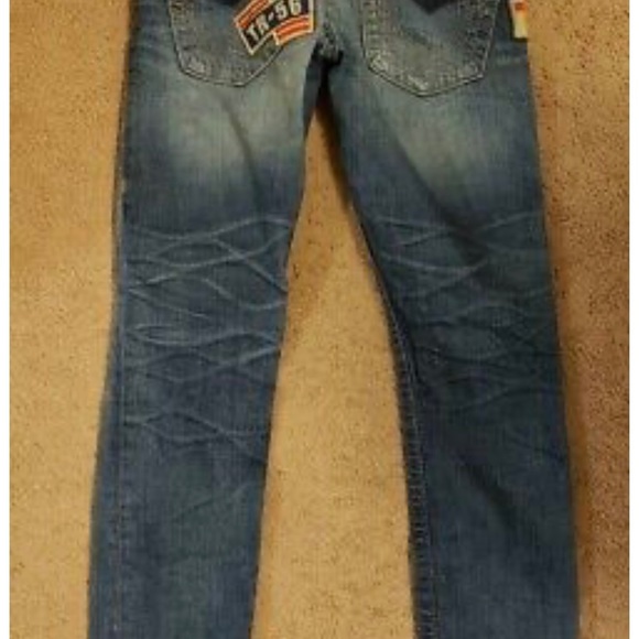 True Religion Vintage Women’s Boyfriend Patch Jeans - Picture 5 of 7